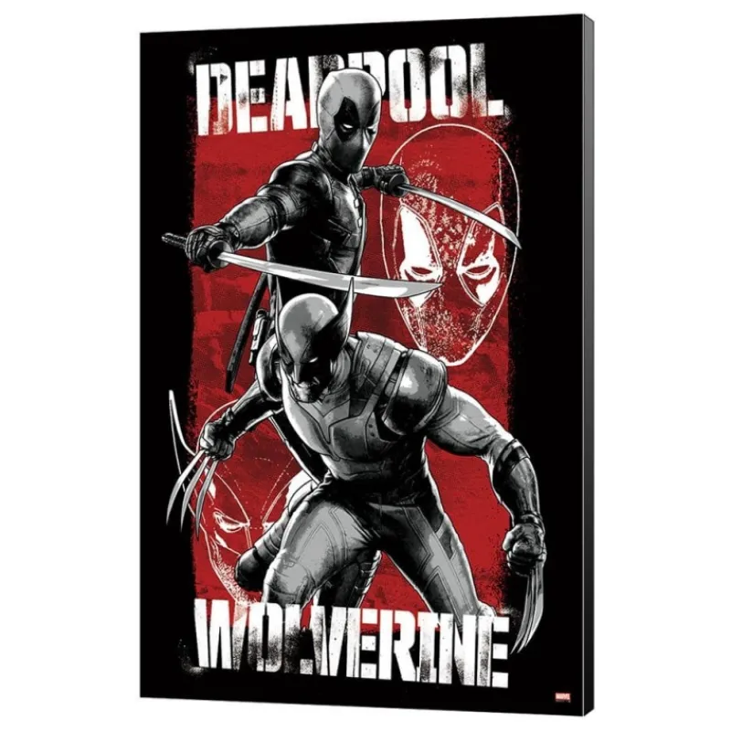 Semic Superhéroes Marvel^Póster de madera Marvel Deadpool & Wolverine 03 Maximum Effort