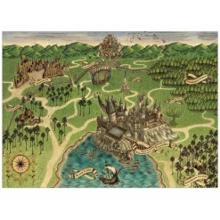 Hot Póster Mapa de Hogwarts Harry Potter Harry Potter Hogar