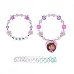 Cerdá Kids Accesorios Para El Pelo, Gafas De Sol Y Kits De Belleza Infantiles ^Pulsera de Bisutería Gabby's Dollhouse Multicolor Rosa