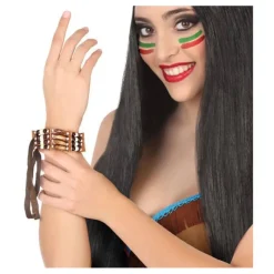 Disfrazzes Complementos Para Disfraces^Pulsera de Indio
