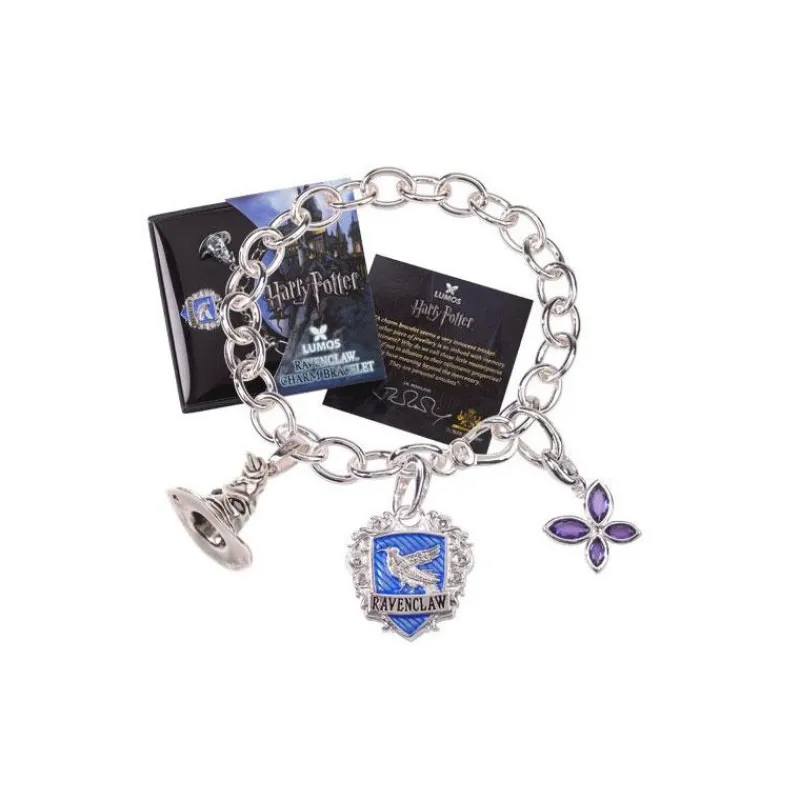 The Noble Collection Ravenclaw^Pulsera Ravenclaw Lumos en Plata Harry Potter