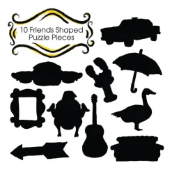Aquarius Friends^Puzzle 1000 Piezas Friends Fuente Siluetas