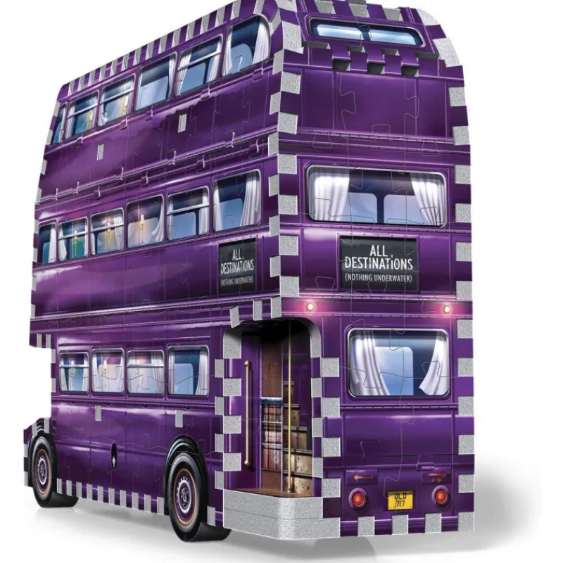 Wrebbit Juegos, Peluches Y Chuches ^Puzzle 3D Harry Potter Autobús Nocturno 280 piezas