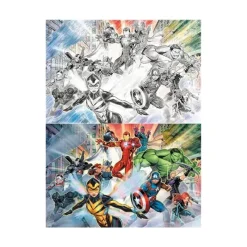 Fabricante provisional Superhéroes Marvel^Puzzle para rascar Prime 3D de Marvel Collage 150 piezas