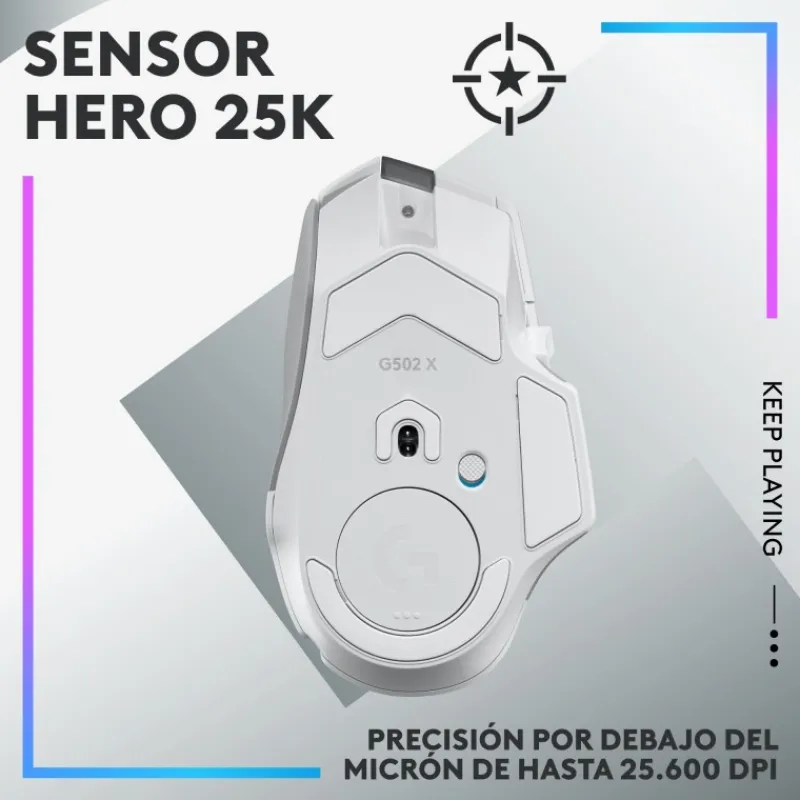 Logitech Teclados Y Ratones Gaming^Ratón Gaming Inalámbrico G G502 X Blanco