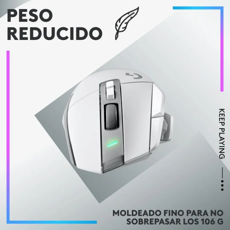 Logitech Teclados Y Ratones Gaming^Ratón Gaming Inalámbrico G G502 X Blanco
