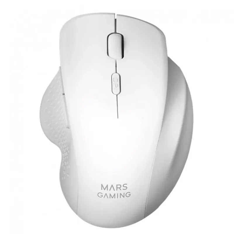 Mars Gaming Teclados Y Ratones Gaming^Ratón inalámbrico ergonómico MMWERGO 3200DPI Blanco