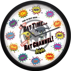 FaNaTtik Regalos De Superhéroes Dc|Dc Hogar^Reloj de Pared Batman Retro DC Comics