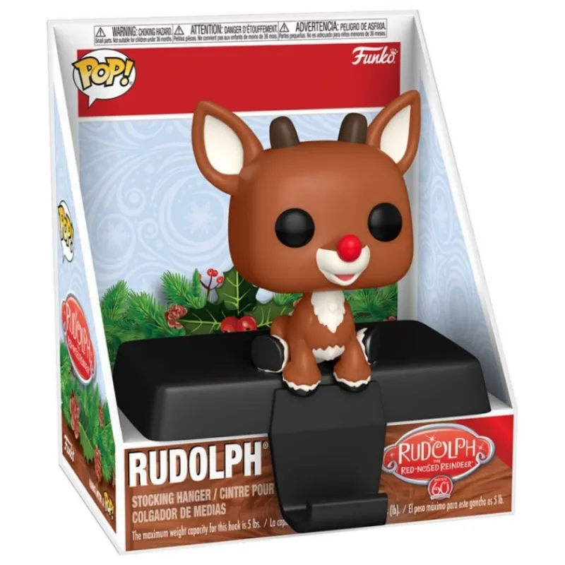 Funko Regalos De Otras Series^Rodolfo el reno POP! Edge-Sitter Figura Rudolph 9 cm