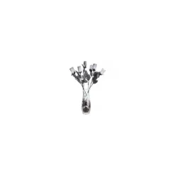 Disfrazzes Disfraces Unisex|Accesorios Halloween Y Terror ^Rosa Blanca de 44 cm