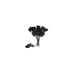 Clearance Rosa Negra de 44 cm Disfraces Unisex|Accesorios Halloween Y Terror