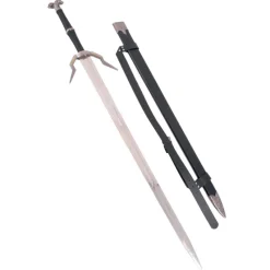 Outlet Réplica 1:1 The Witcher III espada de plata superior escuela del Lobo en acero Regalos Y Coleccionismo Para Gamers - Cosas De Videojuegos Míticos|Descuentos Gaming