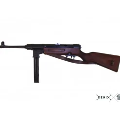 New Réplica Ametralladora MP41 Alemania 1940 con Correa de Piel Descuentos Gaming