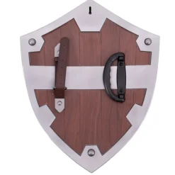 New Réplica Escudo Zelda acero 60 cm Armas, Espadas Y Escudos Disfraces|Regalos Y Coleccionismo Para Gamers - Cosas De Videojuegos Míticos