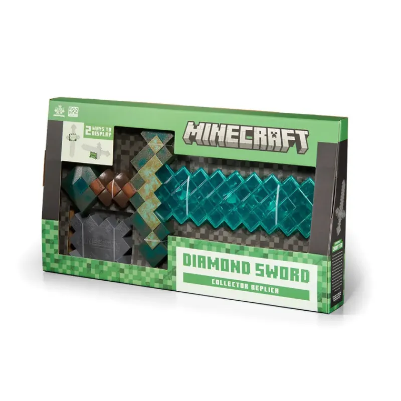Hot Réplica Espada de Diamante Minecraft Minecraft|Regalos Y Coleccionismo Para Gamers - Cosas De Videojuegos Míticos