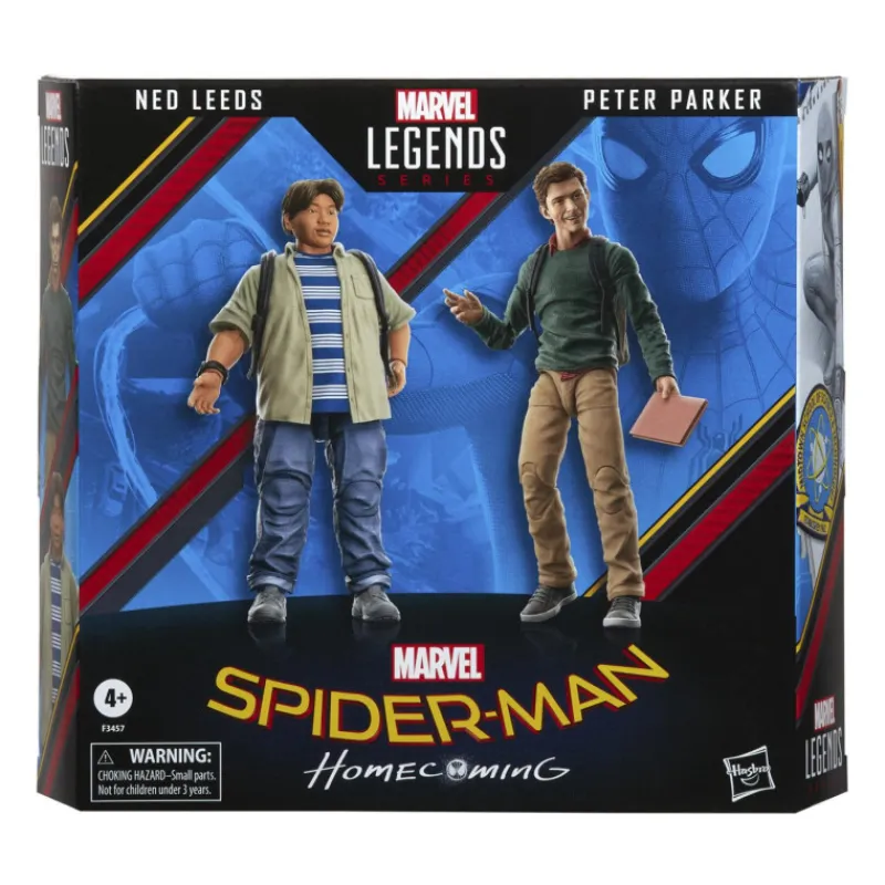 Set 2 Figuras Spider-Man Peter Parker Y Ned Leeds Coleccionismo Marvel