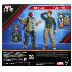 Set 2 Figuras Spider-Man Peter Parker Y Ned Leeds Coleccionismo Marvel