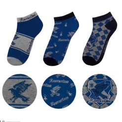 Cinereplicas Ravenclaw^Set 3 pares de calcetines Ravenclaw Harry Potter