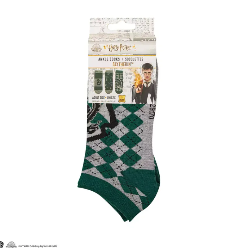 Outlet Set 3 pares de calcetines Slytherin Harry Potter Slytherin