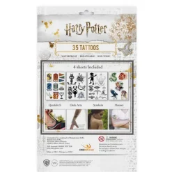 Pyramid International Hufflepuff|Ravenclaw^Set 35 Tatuajes Temporales Harry Potter