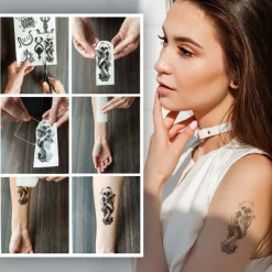 Pyramid International Hufflepuff|Ravenclaw^Set 35 Tatuajes Temporales Harry Potter
