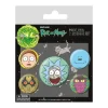 Discount Set Chapas Rick & Morty Caras Rick And Morty