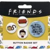 Online Set de 4 badges Ross - Friends Friends