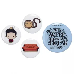 Online Set de 4 badges Ross - Friends Friends
