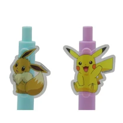 Otros Fabricantes Tiempo Libre Kids|Para El Cole^Set de 2 bolígrafos Pokemon con clip decorativo