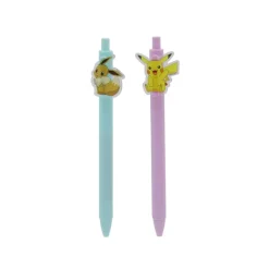 Otros Fabricantes Tiempo Libre Kids|Para El Cole^Set de 2 bolígrafos Pokemon con clip decorativo