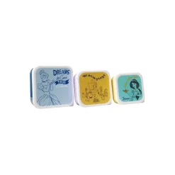 Set de 3 Cajas de Snack Disney Princesas Colour Pop Películas Y Personajes De Disney ·Cenicienta|Películas Y Personajes De Disney ·Aladdin Y Jasmine