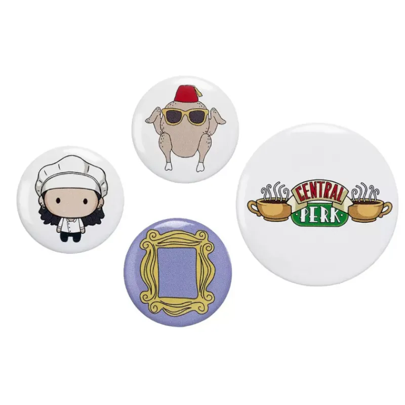 Best Set de 4 chapas Monica Friends Friends