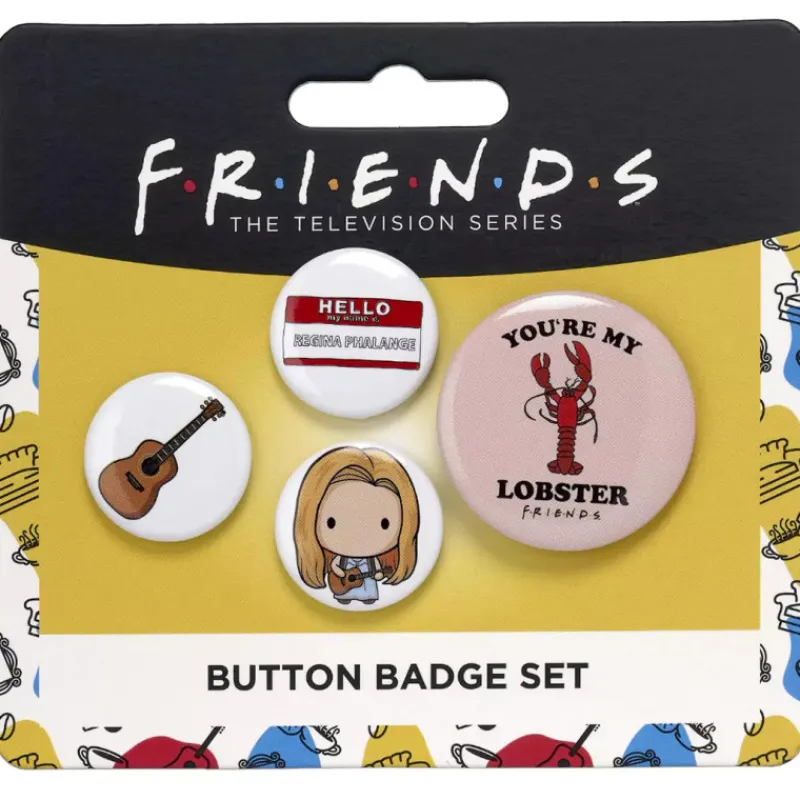The Carat Shop Friends^Set de 4 chapas Phoebe Friends