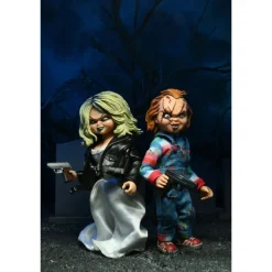 Neca Coleccionismo De Miedo Y Terror|Chucky Muñeco Diabólico^Set de 2 Figuras La novia de Chucky Chucky & Tiffany 14 cm