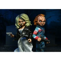Neca Coleccionismo De Miedo Y Terror|Chucky Muñeco Diabólico^Set de 2 Figuras La novia de Chucky Chucky & Tiffany 14 cm