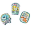 Grupo Erik Snoopy^Set de 3 Parches Snoopy Adhesivos y Bordados