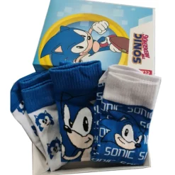 Outlet Set de 3 pares de calcetines Sonic Regalos Y Coleccionismo Para Gamers - Cosas De Videojuegos Míticos