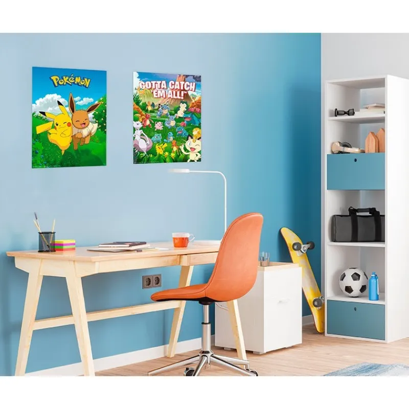 Abystyle Pokemon Hogar|Complementos Pokemon^Set de 2 Posters Paisajes Pokémon