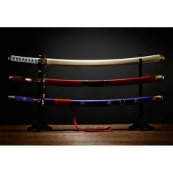 Bandai Armas, Espadas Y Escudos Disfraces|Disfraces Manga Y Anime^Set de 3 Proplicas Katanas Roronoa Zoro One Piece 95 cm