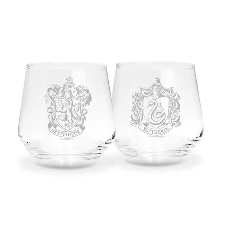 Otros Fabricantes Slytherin^Set de 2 Vasos Harry Potter Gryffindor y Slytherin 300ml