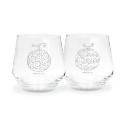 Discount Set de 2 Vasos One Piece - Frutas del Diablo 300ml Hogar One Piece