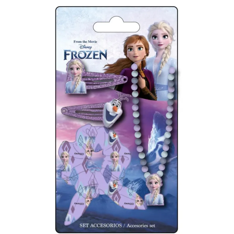 Cerdá Kids Disney Para Niñas|Accesorios Para El Pelo, Gafas De Sol Y Kits De Belleza Infantiles ^Set de Accesorios Frozen