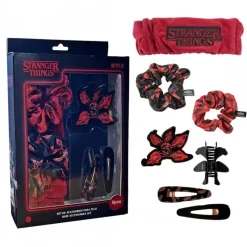 Clearance Set de Accesorios para Pelo Stranger Things Multicomposición Rojo Stranger Things