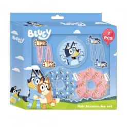 Cerdá Kids Accesorios Para El Pelo, Gafas De Sol Y Kits De Belleza Infantiles ^Set de Belleza Accesorios 7 Piezas Bluey Multicolor