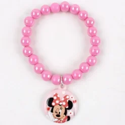Cerdá Kids Disney Para Niñas|Accesorios Para El Pelo, Gafas De Sol Y Kits De Belleza Infantiles ^Set de Belleza Bolsito Minnie Mouse - Rojo
