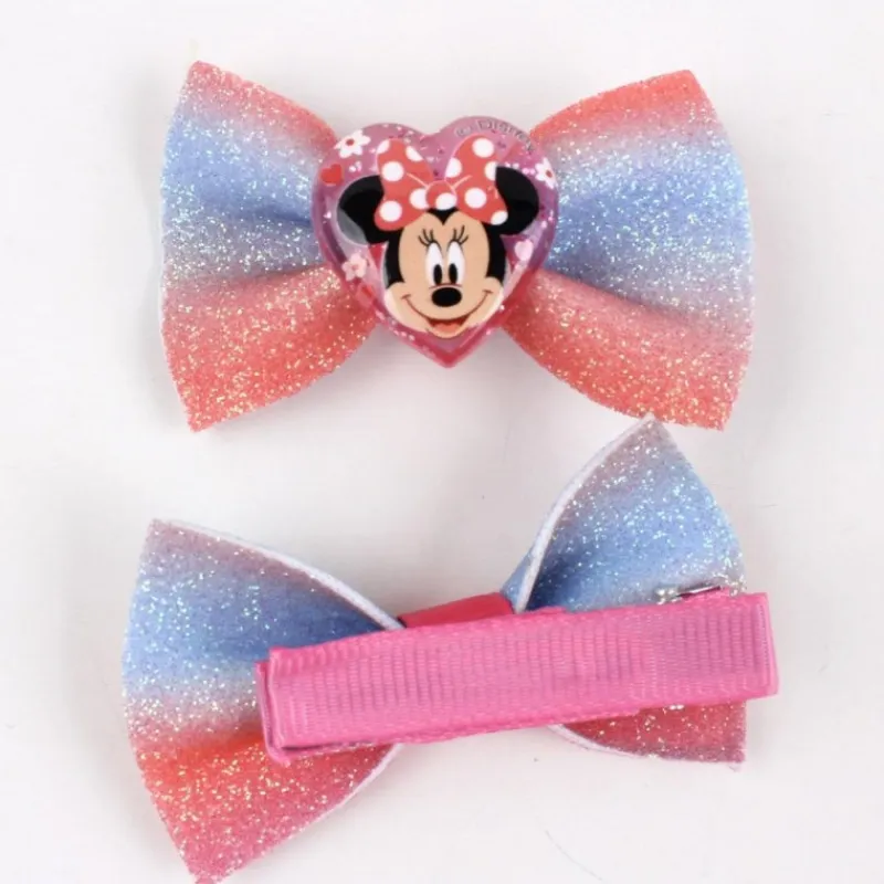Cerdá Kids Disney Para Niñas|Accesorios Para El Pelo, Gafas De Sol Y Kits De Belleza Infantiles ^Set de Belleza Bolsito Minnie Mouse - Rojo