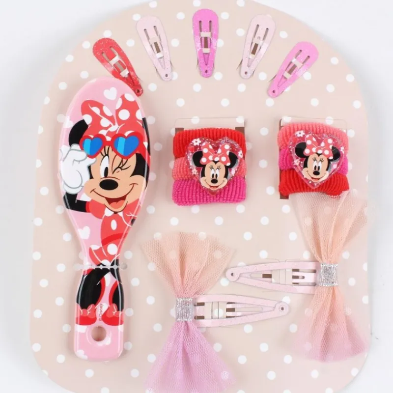 Best Set de Belleza Bolsito Minnie Rojo Talla Única Disney Para Niñas|Accesorios Para El Pelo, Gafas De Sol Y Kits De Belleza Infantiles