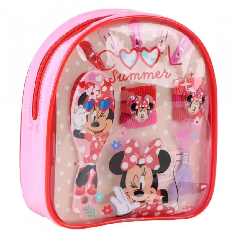 Best Set de Belleza Bolsito Minnie Rojo Talla Única Disney Para Niñas|Accesorios Para El Pelo, Gafas De Sol Y Kits De Belleza Infantiles