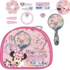 Hot Set de Belleza con Accesorios Minnie Rosa Disney Para Niñas|Accesorios Para El Pelo, Gafas De Sol Y Kits De Belleza Infantiles
