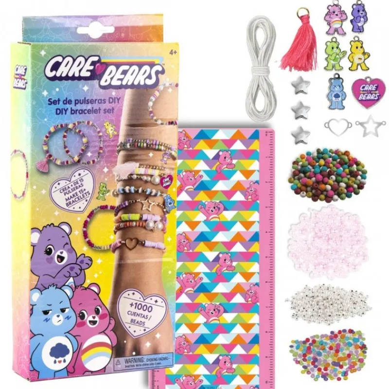 Cerdá Kids Juguetes, Figuras Y Más Regalos Para Peques|Accesorios Para El Pelo, Gafas De Sol Y Kits De Belleza Infantiles ^Set de Belleza DIY Pulsera Care Bears